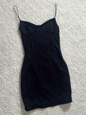 MESHKI MISTY CONTOUR MINI DRESS